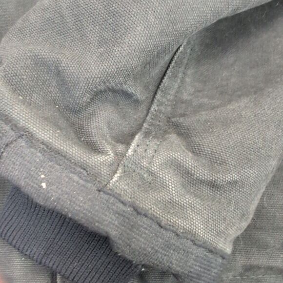 Carhartt Jacket Men's XL Hooded J284 BLK Sherpa Work Black Chore Coat - Picture 6 of 13